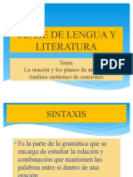 2023-6-14 - Colegio Informático San Juan de Vera Secundaria. - Lengua y Literatura - CLASE de SINTAXIS