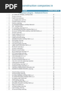 Construction Companis Evaluation 2022