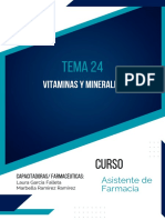 TEMA 24. Vitaminas y Minerales