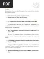 Tarea de Biología - Mitos