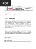 Acta de Cierre Recomendaciones