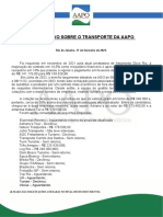 Informativo Transporte Da Aapo