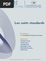 Les Coûts Standards MSDG TN