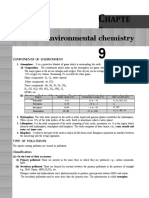 IIT Main Chemistry Environmental Chemistry Master