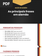 As Principais Frases em Alemão