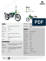 2023 Klx300 en Us Spec Sheet