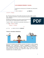 Ejercicios Sobre Las Variables Presión y Caudal