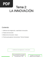 Tema 2 - LA INNOVACION