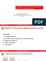 Clase 7: Corto Plazo. Modelo IS-LM en Una Economía Abierta (Introducción A La Macroeconomía)