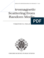 Electromagnetic Scattering From Random Media