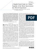 Fixed-Latency Gigabit Serial Links in A Xilinx FPGA For The Upgrade of The Muon Spectrometer at The ATLAS Experiment