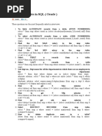 Good SQL qUERIES