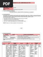 3° Grado - Experiencia de Aprendizaje N°05