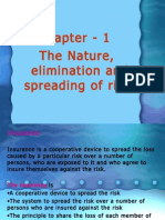 Chapter - 1 The Nature, Elimination and Spreading of Risk