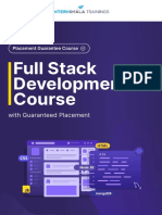 Full Stack Web Development Specialization Brochure