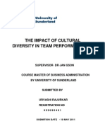 The Impact of Cultural Diversity in Team Performance