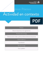 ACTIVIDAD 1 Dirección de Personas en Las Organizaciones ESENARIO 2