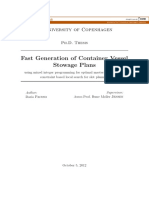 Fast Generation of Container Vessel Stowage Plans: IT University of Copenhagen