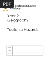 Year 9 Geography: Tectonic Hazards