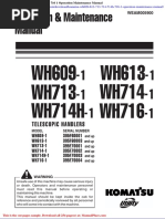 Komatsu Wh609 613 713 714 714h 716 1 Operation Maintenance Manual