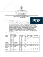 L MG EsP Annual Accomplishment Report