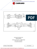 Deutz Fahr Front Axle Agrotron 150 150-7-165 7 Workshop Manual