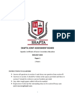 Biology Shapta Assessment 1 2023