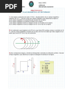 Practico # 3.3: Flujo Magnetico, Ley de Faraday