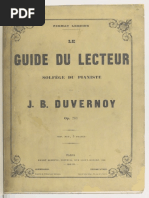 Duvernoy - Solfege Du Pianist Vol1