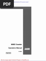 Case 855e Operators Manual