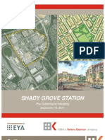 Shady Grove Station: Pre-Submission Meeting