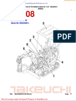 Takeuchi Tb108 Parts Sec Wat