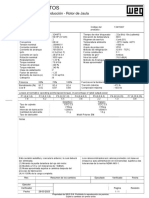 Hoja de Datos Motor Trifasico w22 13415827