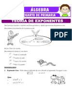 Teoria de Exponentes para Cuarto de Primaria