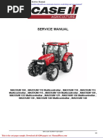 Case Maxxum Tractors Workshop Service Manual