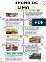 Infografia Línea Del Tiempo Historia Timeline Doodle Multicolor