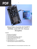 Manual Basico Nodemcu Esp 12e Micropython