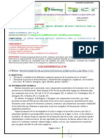 Ficha de Laboratorio O4 - Reconoicimiento de Algunas Sustancias en La Materia Viva - 4to