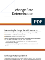 Exchange Rate Determination