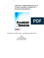 Light and Darkness: A Phenomenological Inquiry On Adult Filipino Atheist in A Religious Household