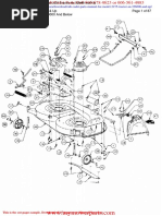 Cub Cadet Parts Manual For Model 2155 Tractor SN 326006 and Up