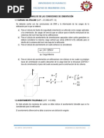 Análisis de Condiciones de Cimentaciones Superficiales