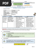 Sesion de Apren. Semana 2 - 1º Sec