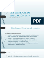 Ley General de Educación (Parte 1)