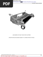 John Deere 914p Belt Pickup With Platform Parts Catalog