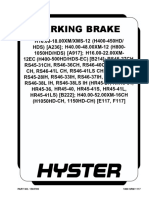 Parking Brake Hyster H18XM-12EC