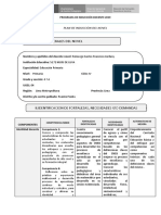 Plan de Inducción Personalizado Remuzgo Santos Francisco Ii Bloque