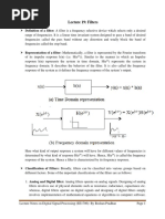 Lecture 19: Filters: JW JW