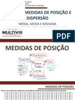 Aula 03. Medidas de Posição e Dispersão