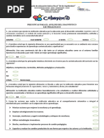 Eje Pedagógico (Preguntas para El Análisis Del Diagnóstico) Representantes Legales